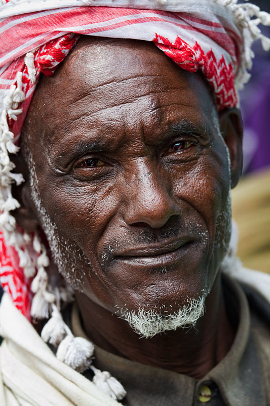 72   Man from the Raya Wollo tribe at Hayk market. Ethiopia 